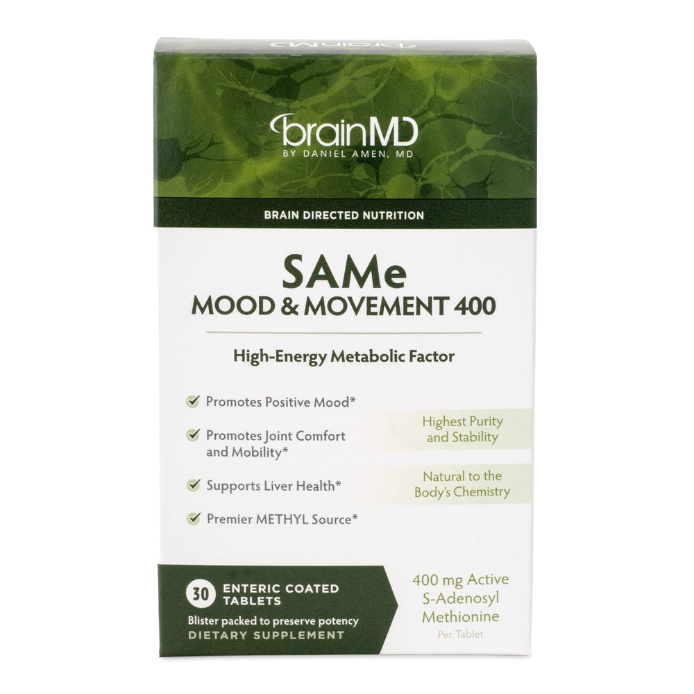 BrainMD SAMe Mood & Movement bottle front