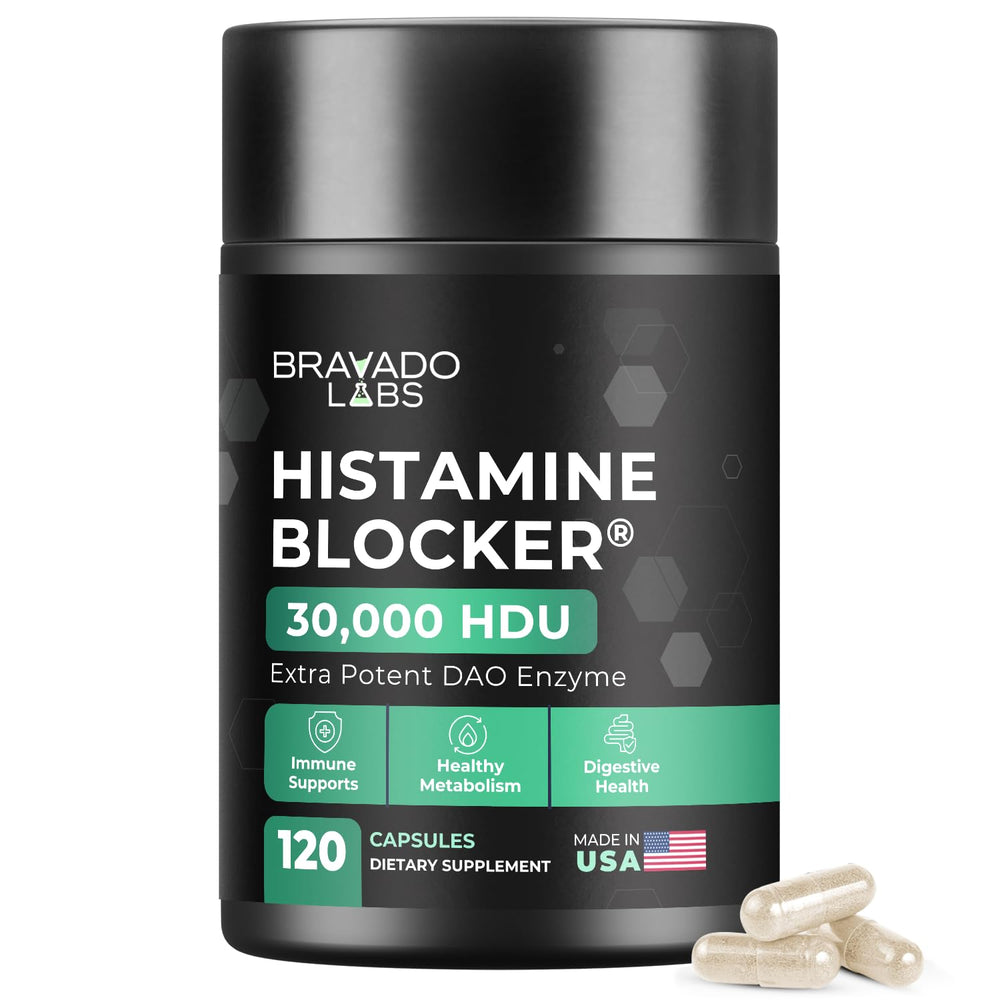 Bravado Labs DAO Histamine Blocker bottle with label