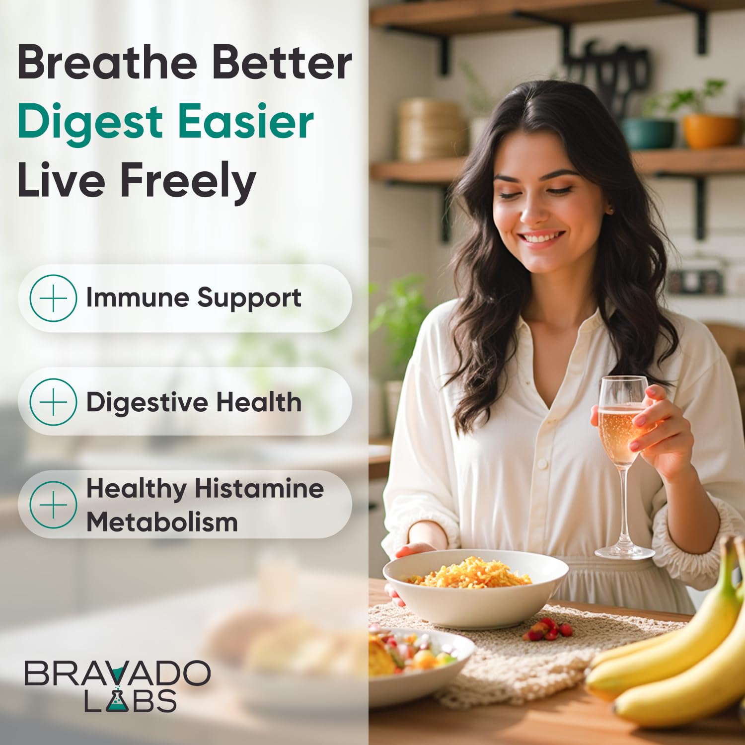 Product packaging highlighting 120 capsules per bottle