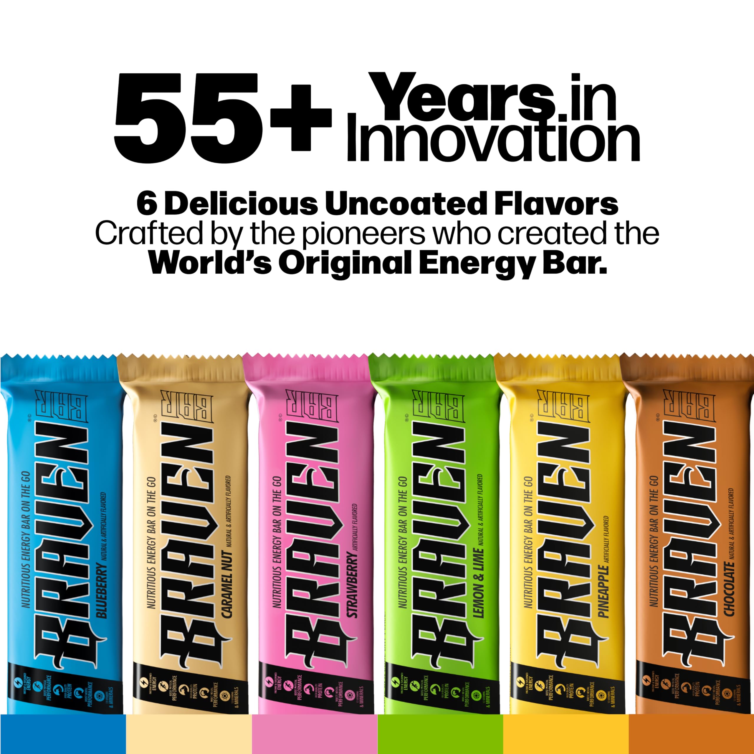 BRAVEN Bars in travel-friendly box for hikers and runners.