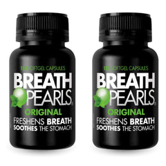 Breath Pearls Original Peppermint and Parsley 2-Pack - 300 Softgels
