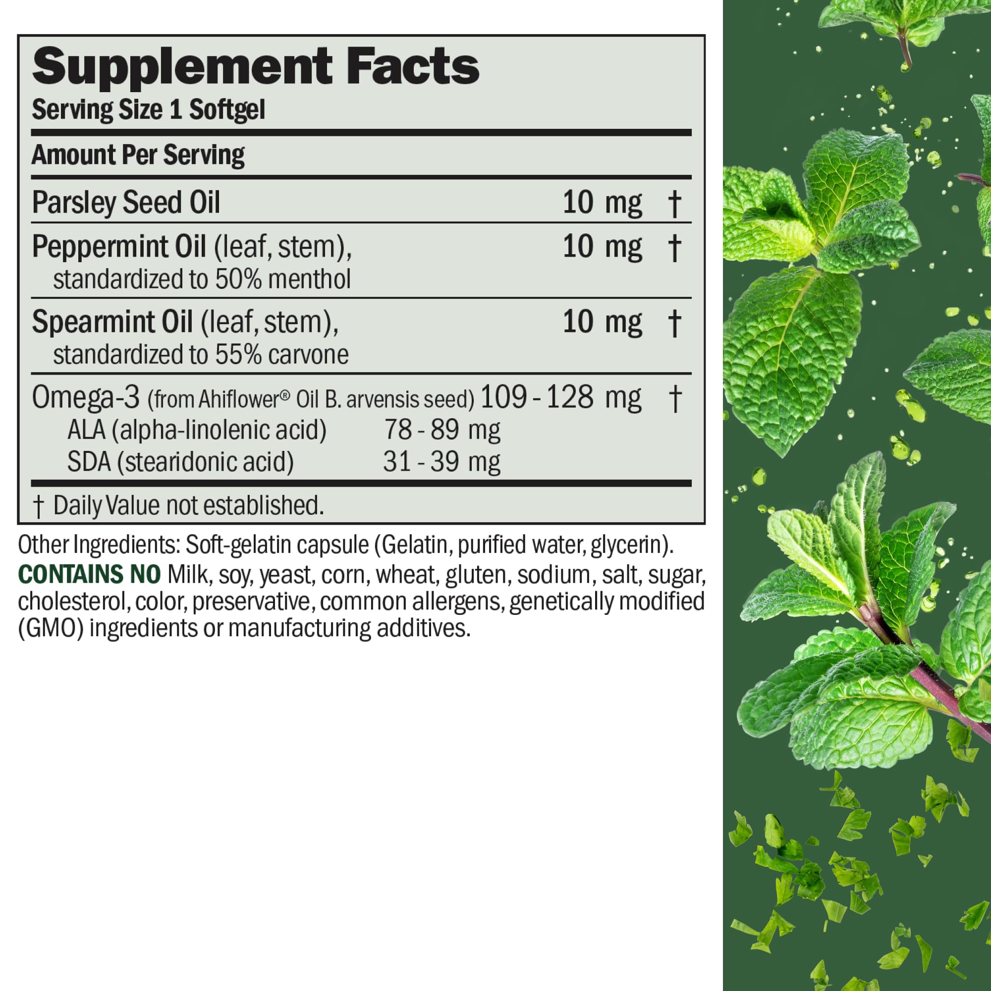 Parsley Seed Oil ingredient close-up