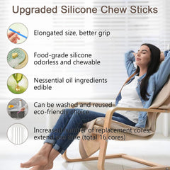 Assorted flavors of breath sticks displayed