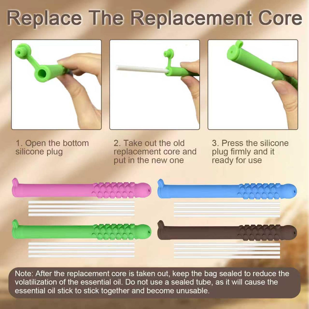 Compact pocket-sized breath stick for on-the-go use