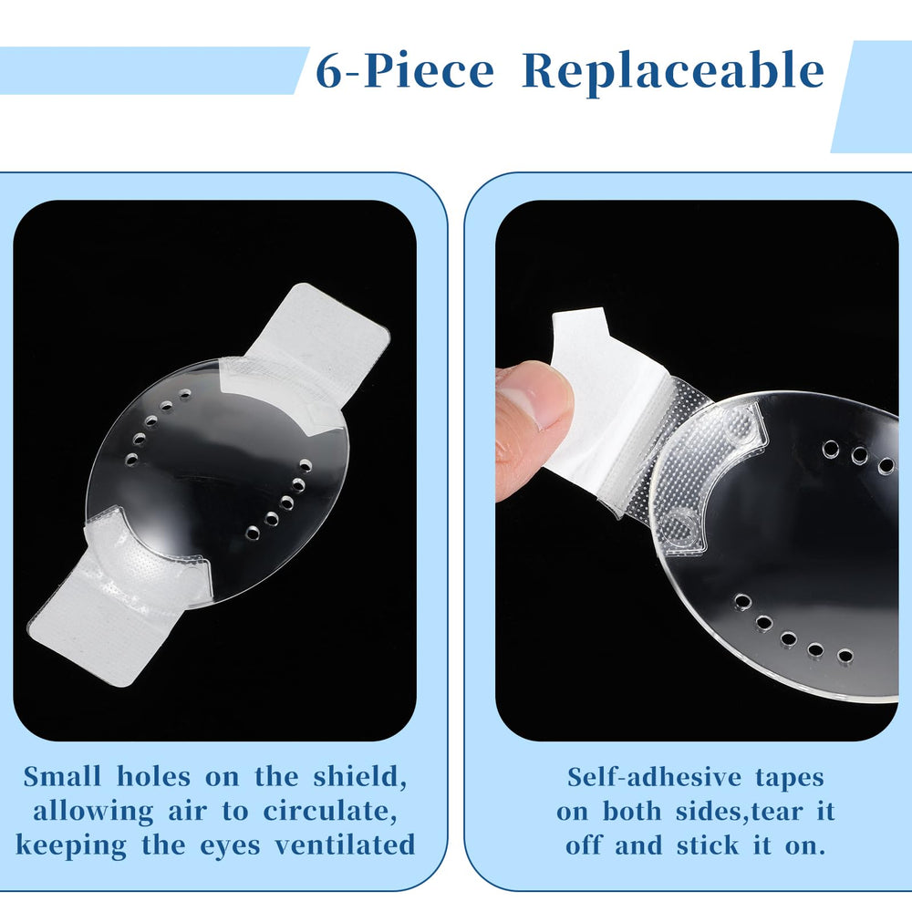 Breathable eye patch with a 10-hole design