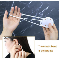 Breathable eye patch with soft elastic bands