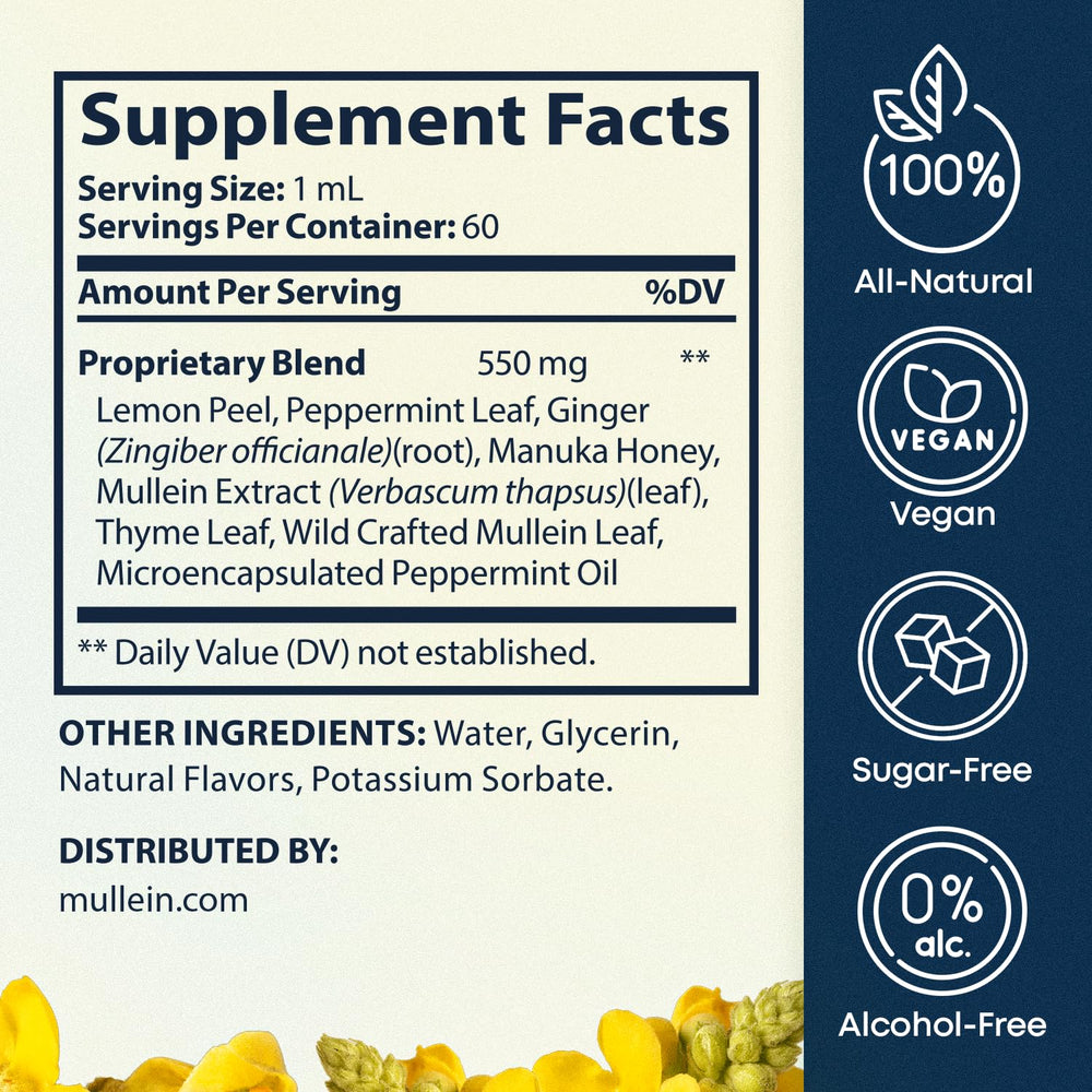 Peppermint ingredient illustration for BREATHE Drops