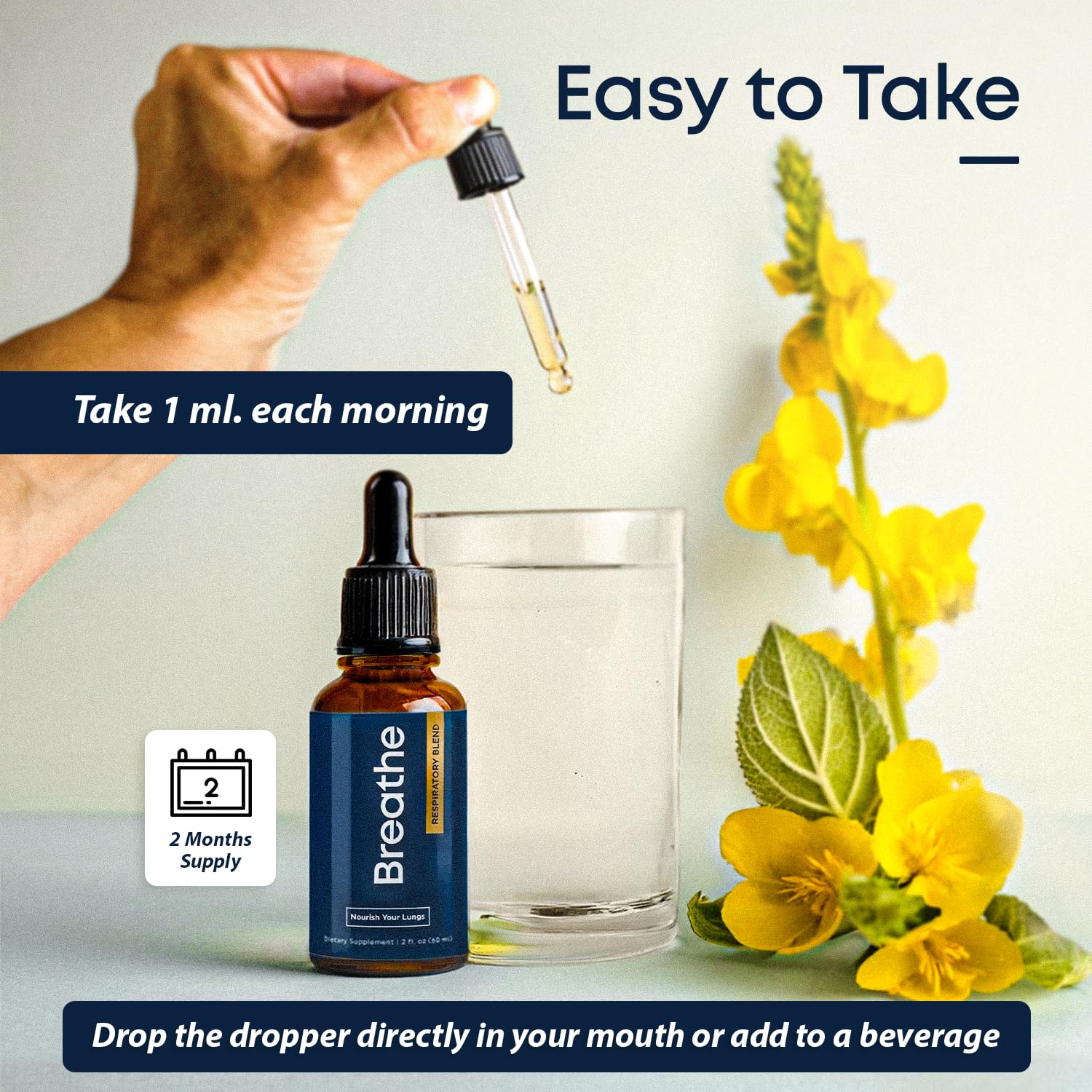 Thyme leaf ingredient illustration for BREATHE Drops