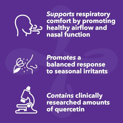 Key ingredients: Quercetin, Bromelain, Citrus Bioflavonoids, Nettle, Vitamin C