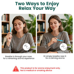 Portable pocket sized Chewable Breather Sticks with protective cover
