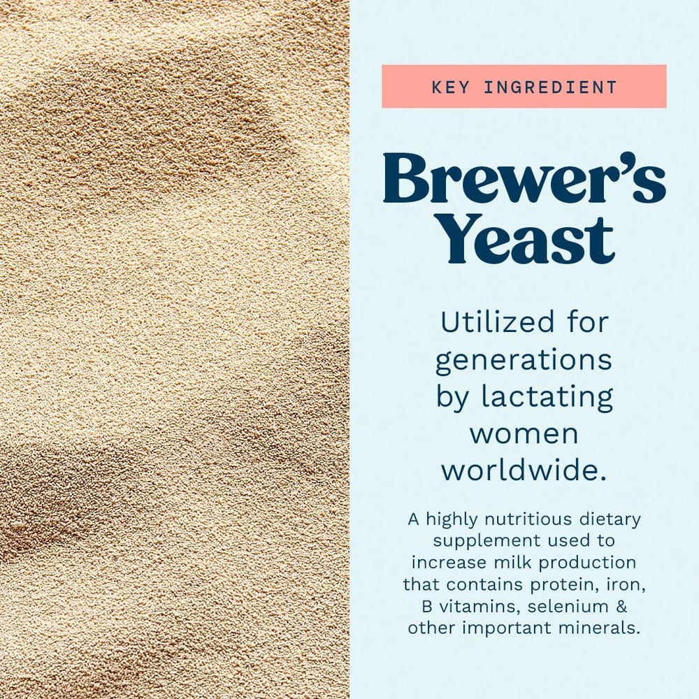 Close-up of brewer's yeast powder texture