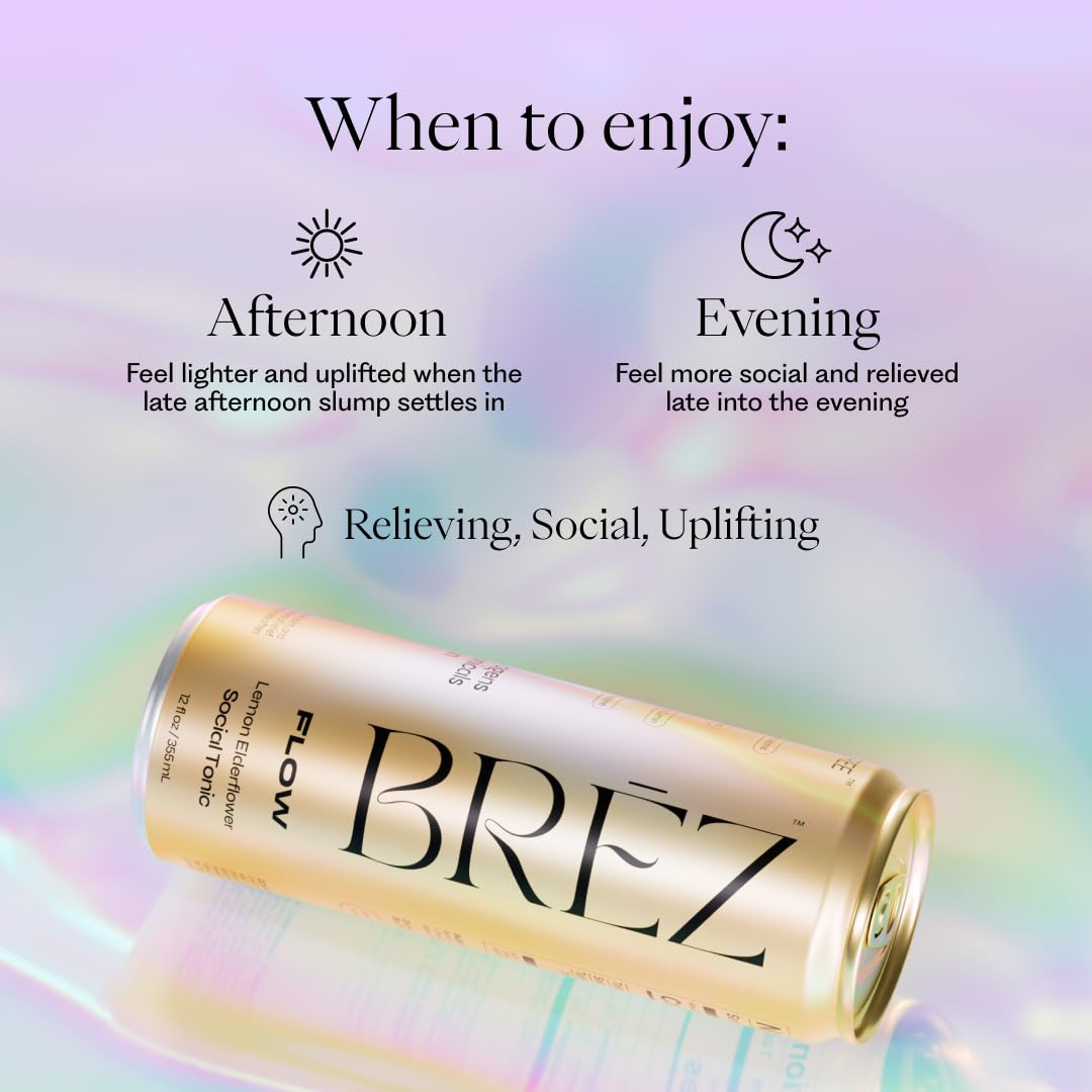 Lion’s Mane extract 33mg per BRĒZ Flow can