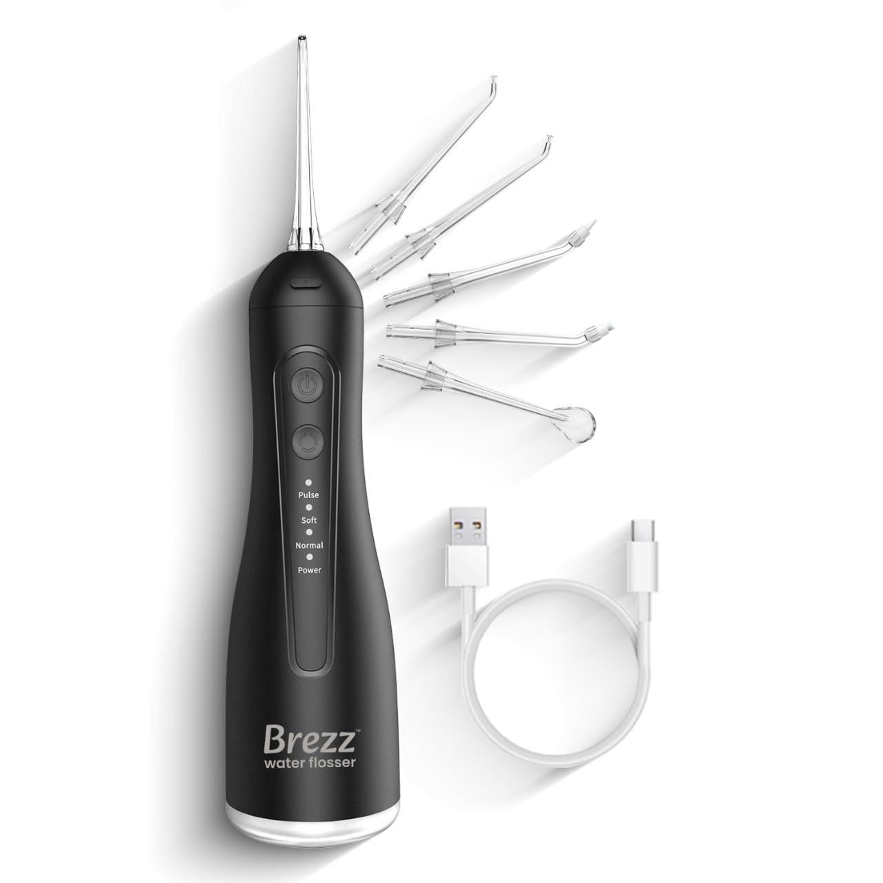 Brezz Water Dental Flosser Pick front view