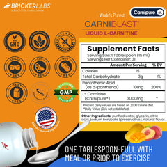 Pour shot of Carniblast showing easy-to-dosed liquid energy.