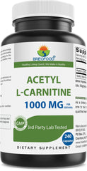Brieofood Acetyl L-Carnitine 1000 mg bottle front label