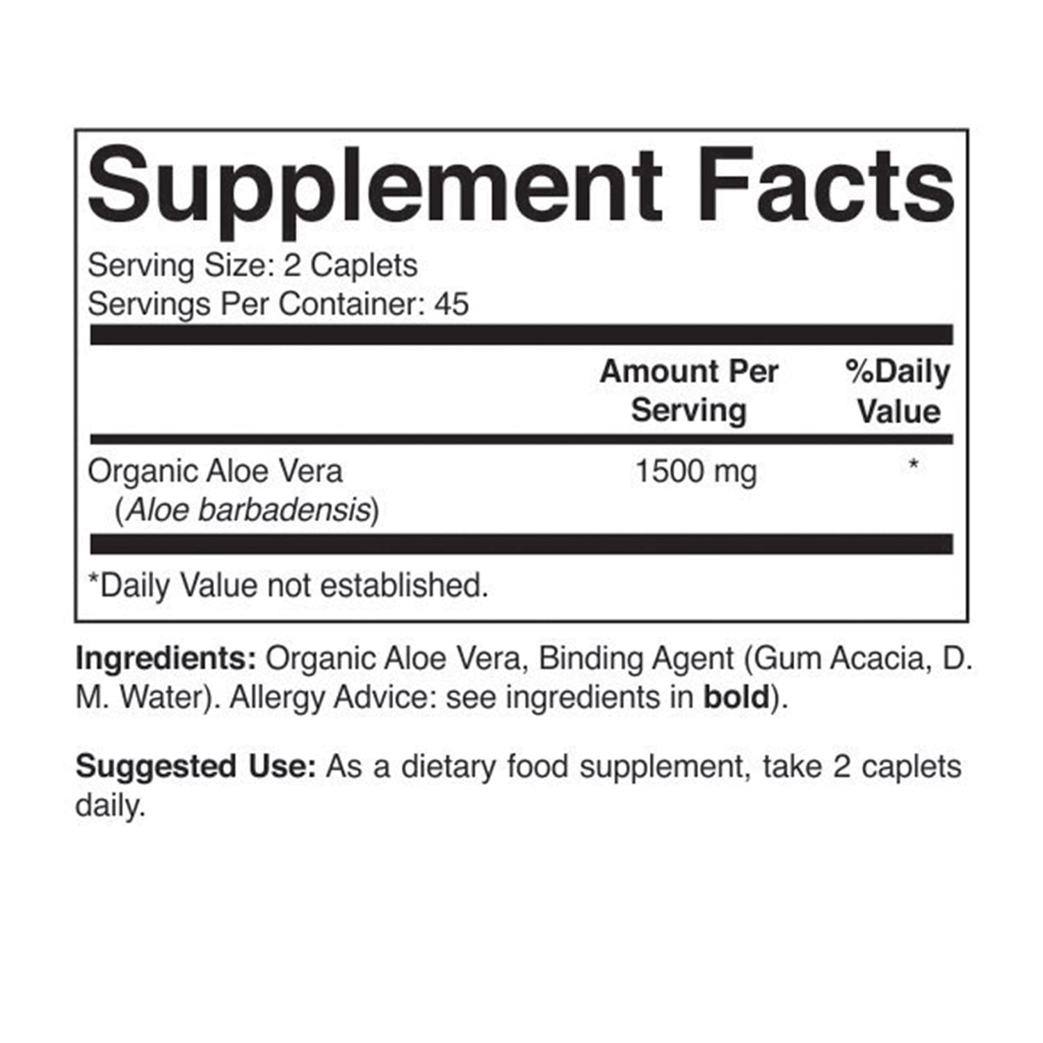 Organic certification by One Cert International on Brieofood Aloe Vera