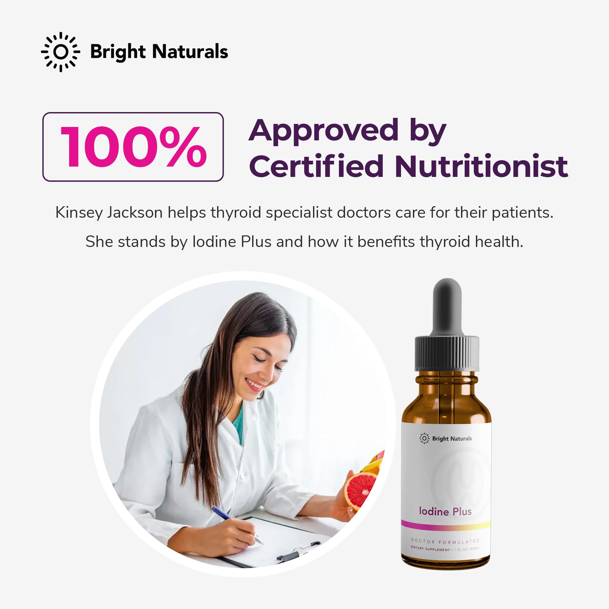 Bright Naturals Iodine Plus 60-serving packaging