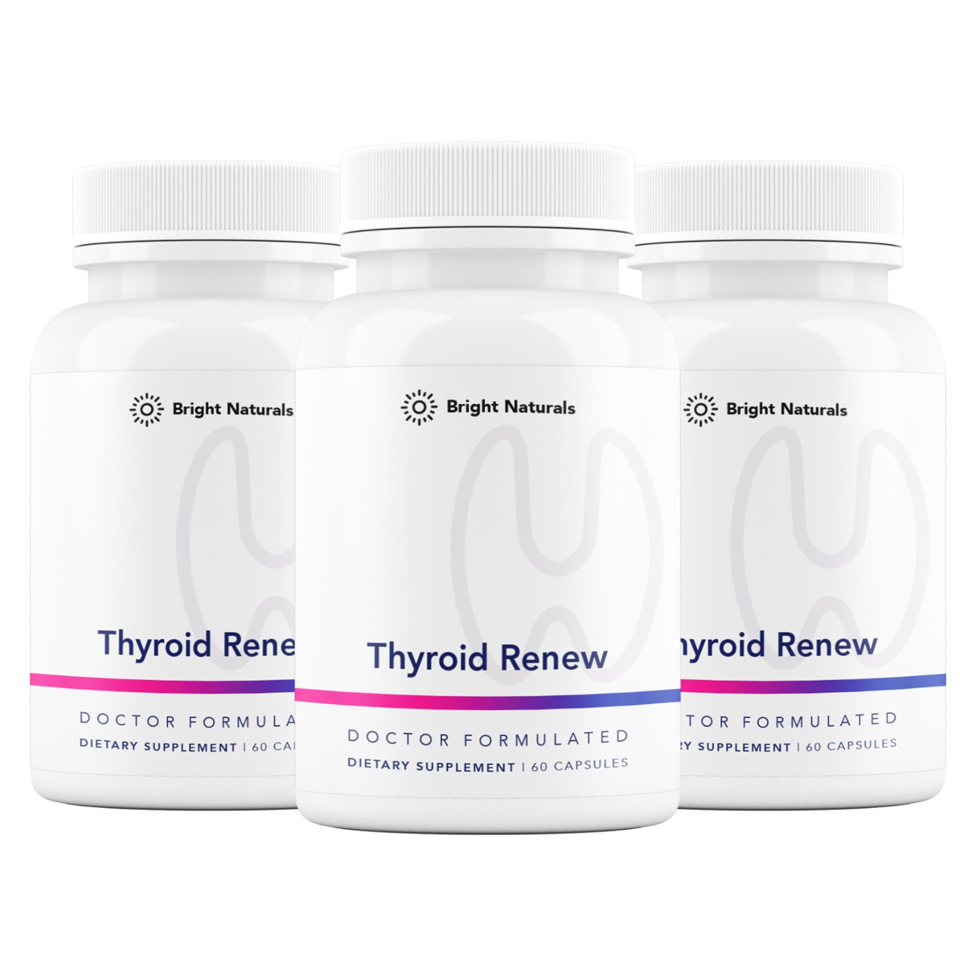 Bright Naturals Thyroid Renew bottle and label