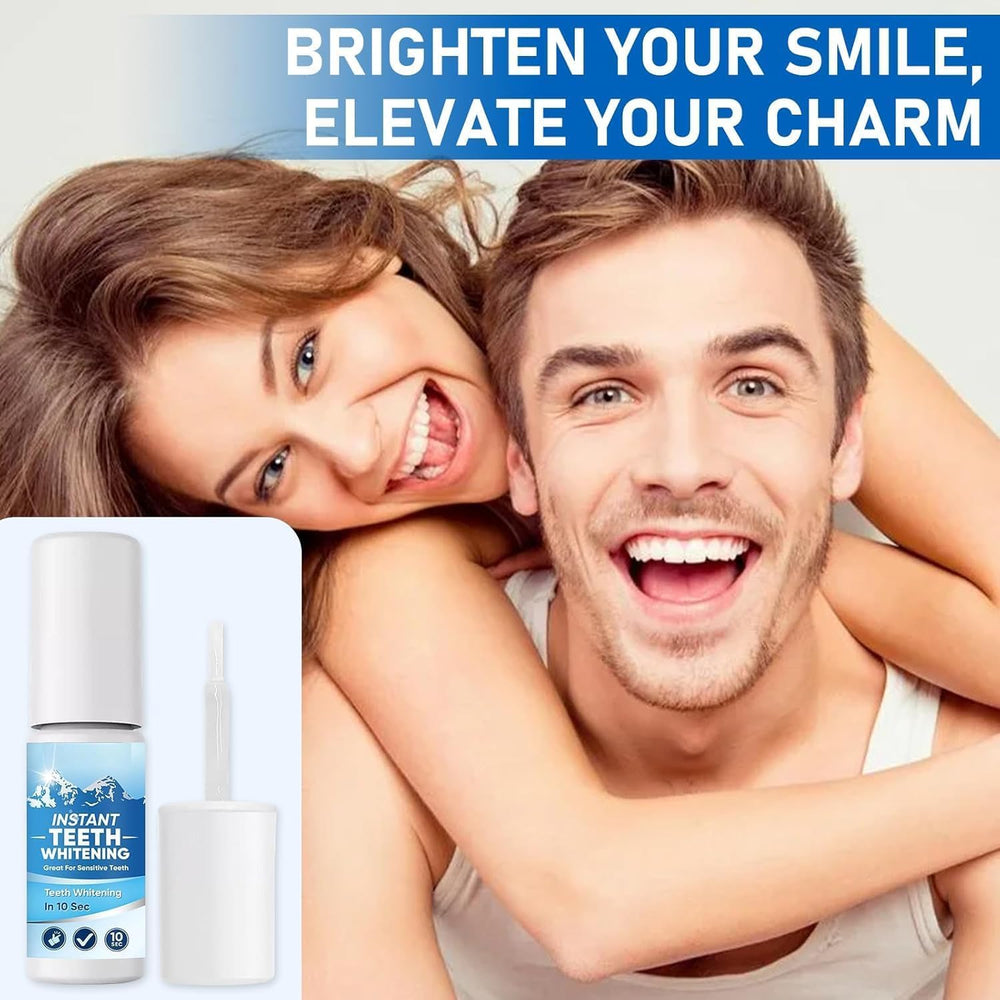 Bright smile after using Tooth Paint