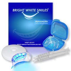 Bright White Smiles Teeth Whitening Kit with LED light and case