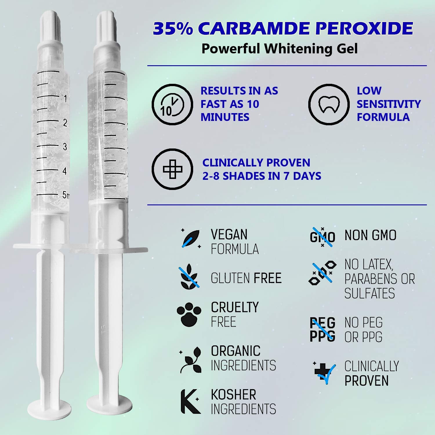 XL refill syringes shown for extended whitening use