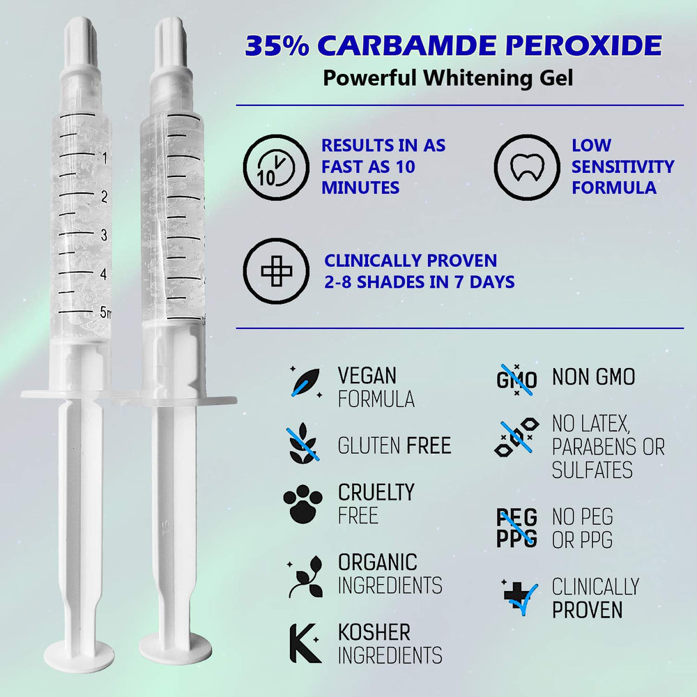 XL refill syringes shown for extended whitening use