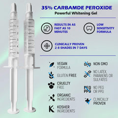 XL refill syringes shown for extended whitening use