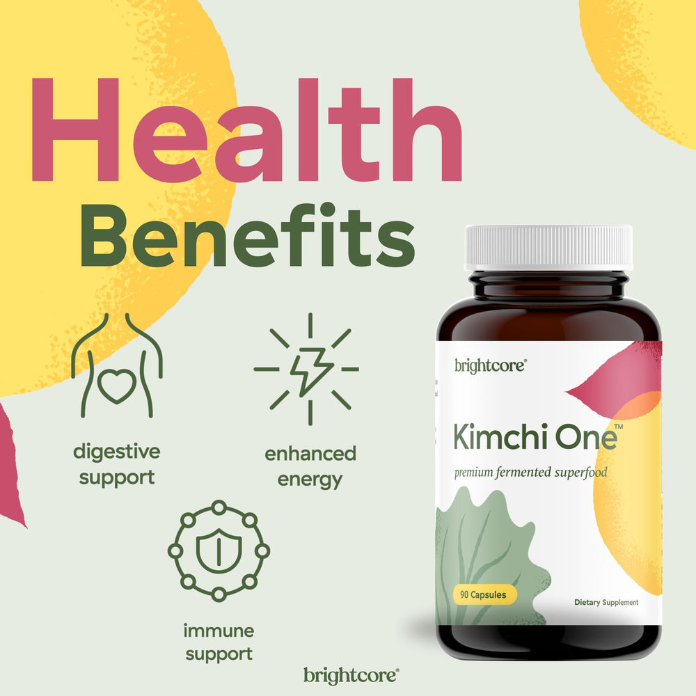 Close-up of Kimchi One powder capsules