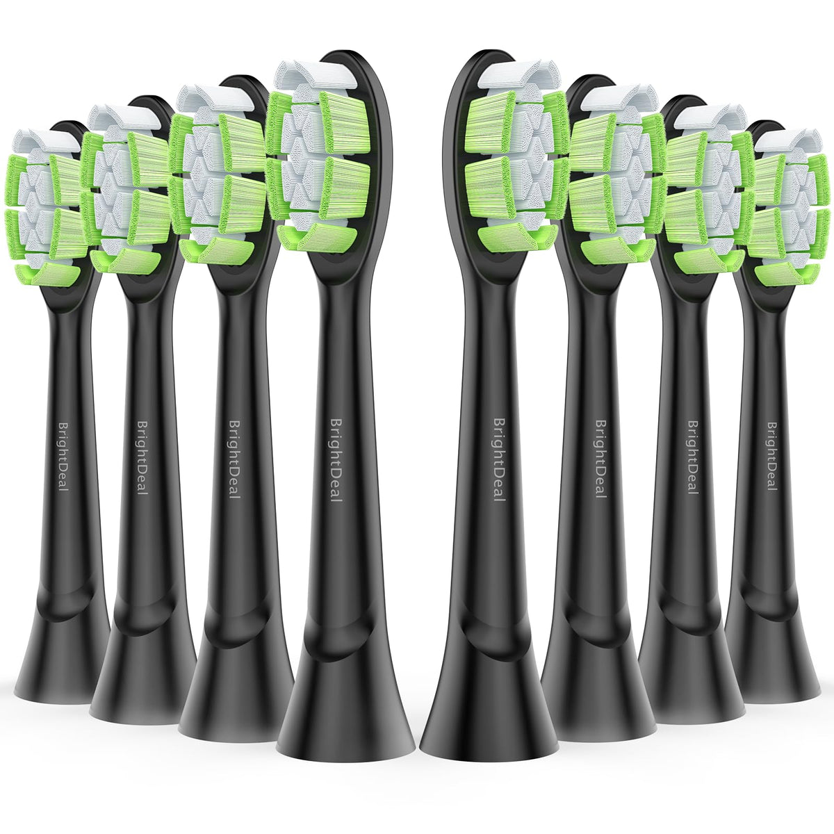 Eight-pack BrightDeal replacement heads for Philips Sonicare DiamondClean and compatible models