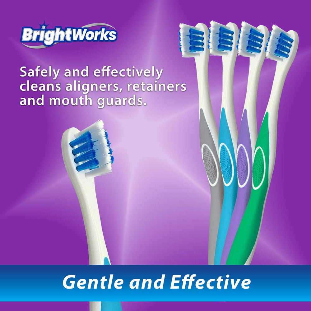 Tall center bristles design for deep cleaning