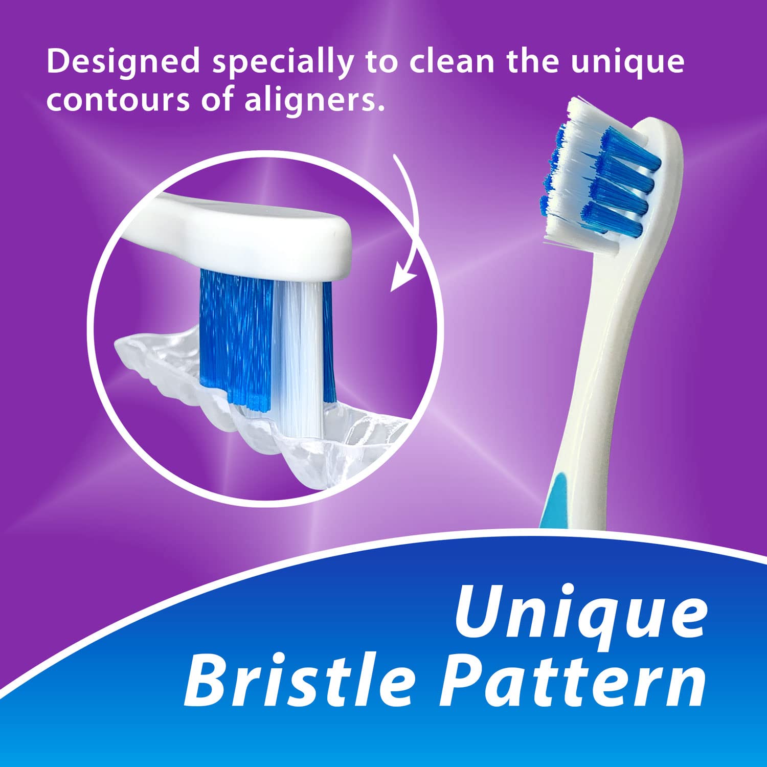BrightWorks Aligner Brush 3-pack packaging
