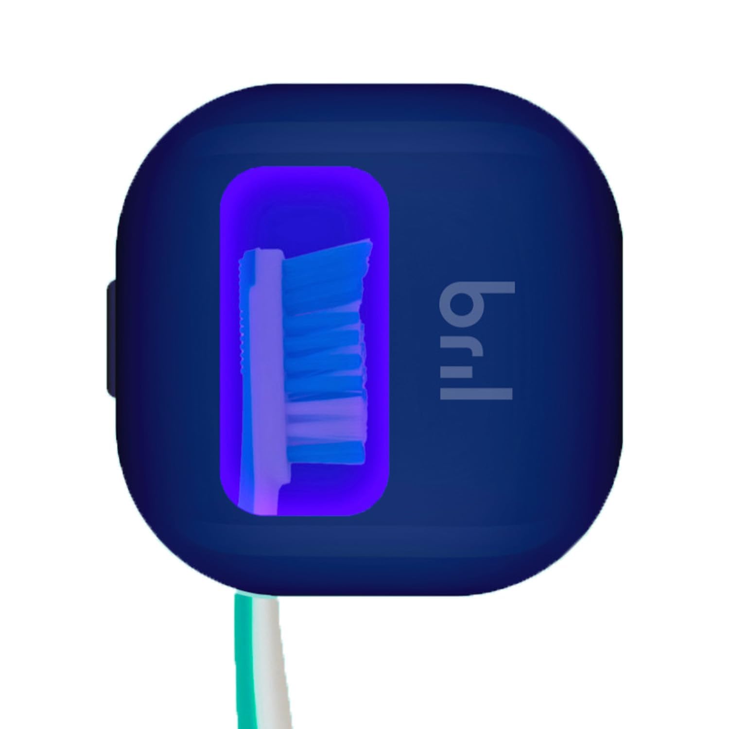 Bril UV-C Toothbrush Sanitizer and Holder Navy case front view