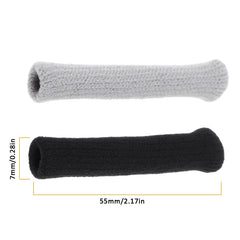 Gray Briny River eyeglasses temple tips sleeve on a frame