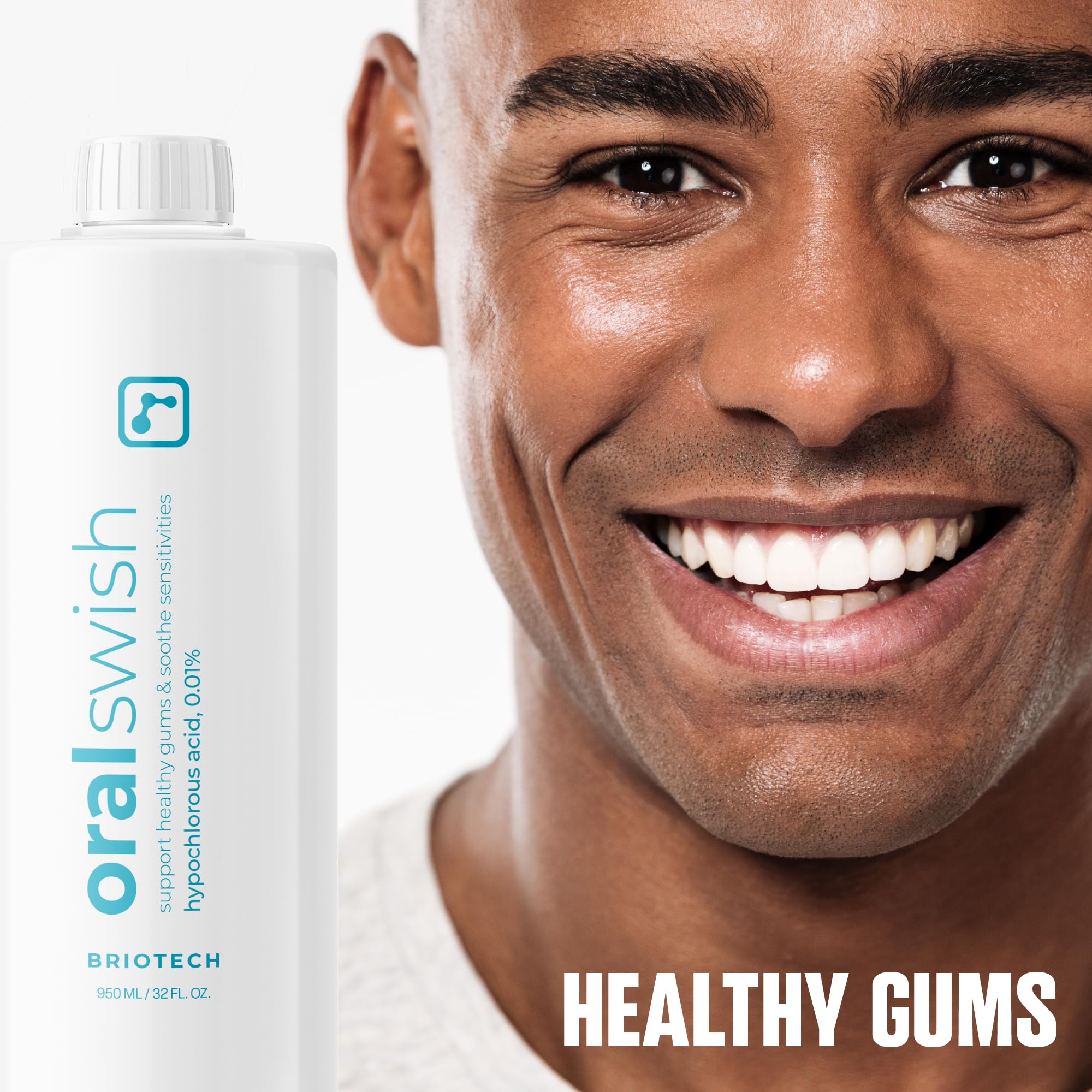 Gum health and soothing care illustration for BRIOTECH