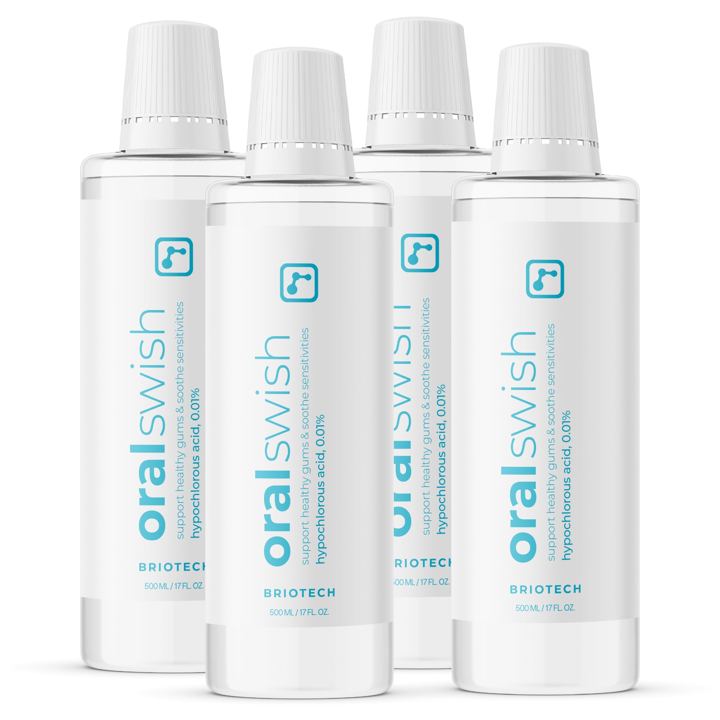 BRIOTECH Oral Swish HOCl mouthwash bottle front view
