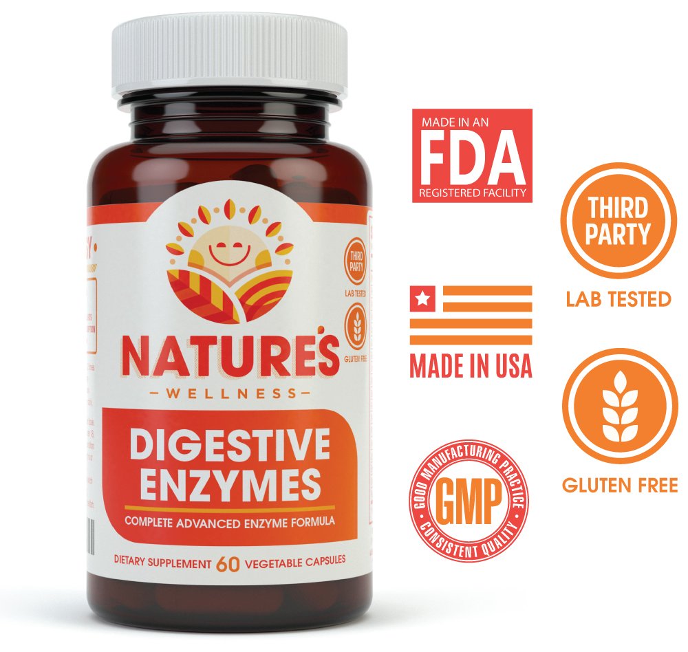Label of Broad Spectrum Digestive Enzyme Blend