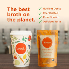 Brodo organic chicken bone broth packaging