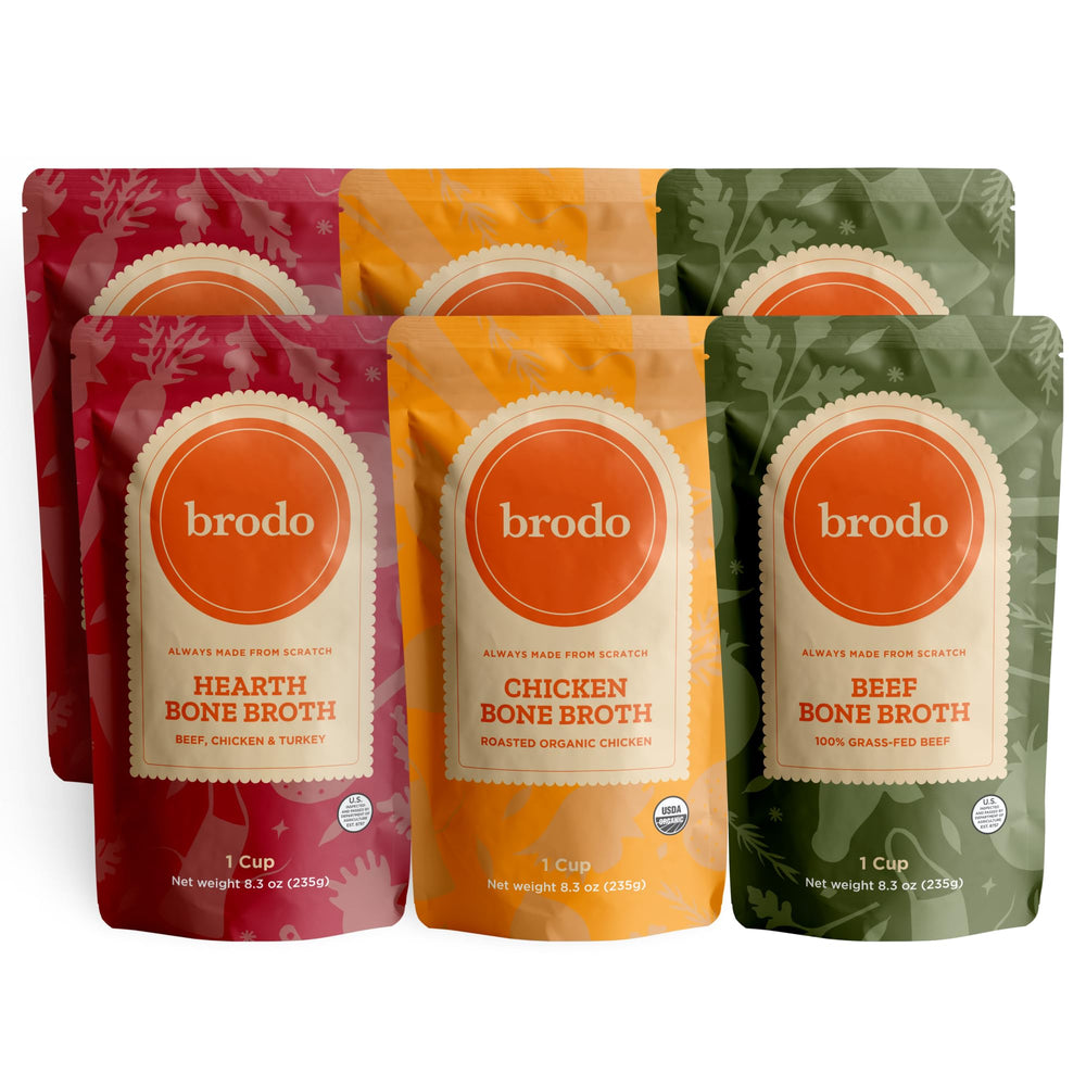 Brodo Variety Pack 6x8oz bottles