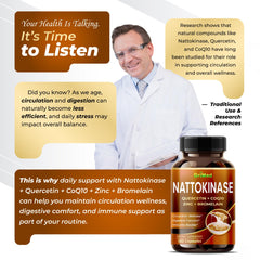 Side view of Bromelain 20,470mg bottle