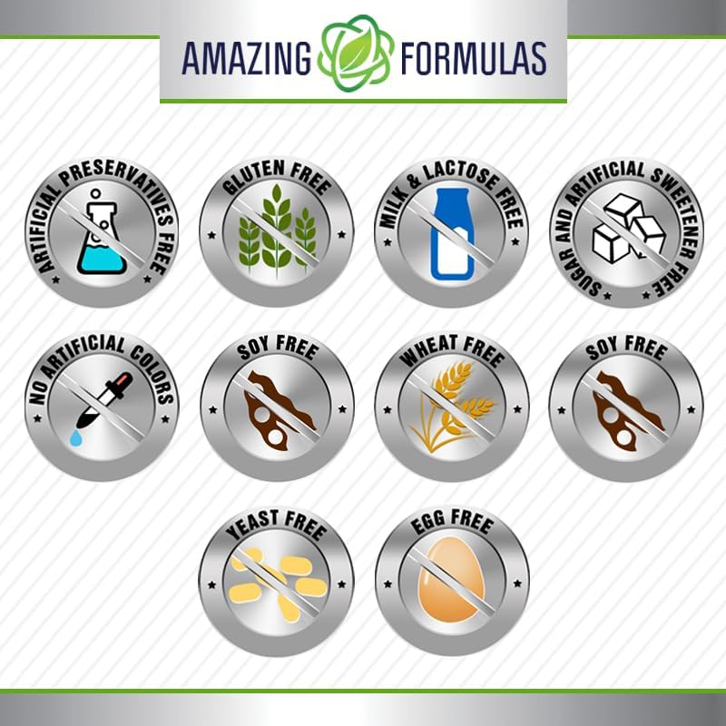 Non-GMO and Gluten-Free icons for bromelain supplement