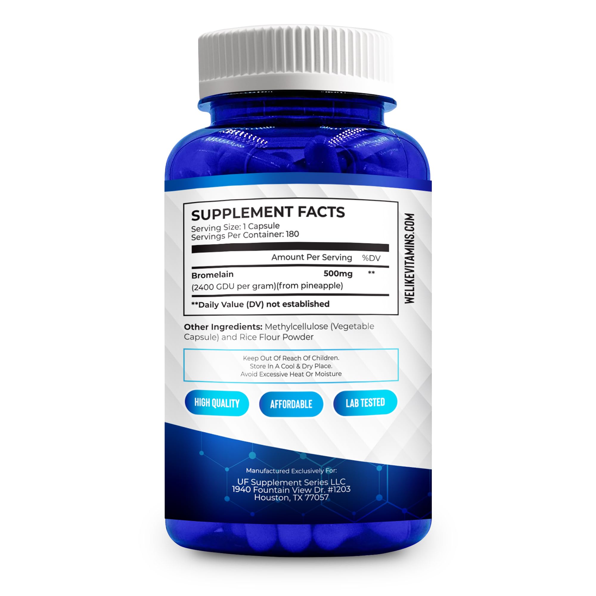 Bromelain supporting joint comfort