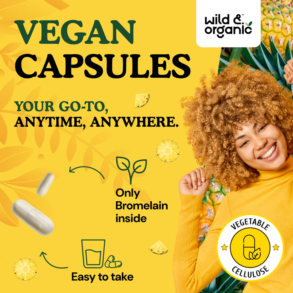 Non-GMO bromelain supplement with no fillers