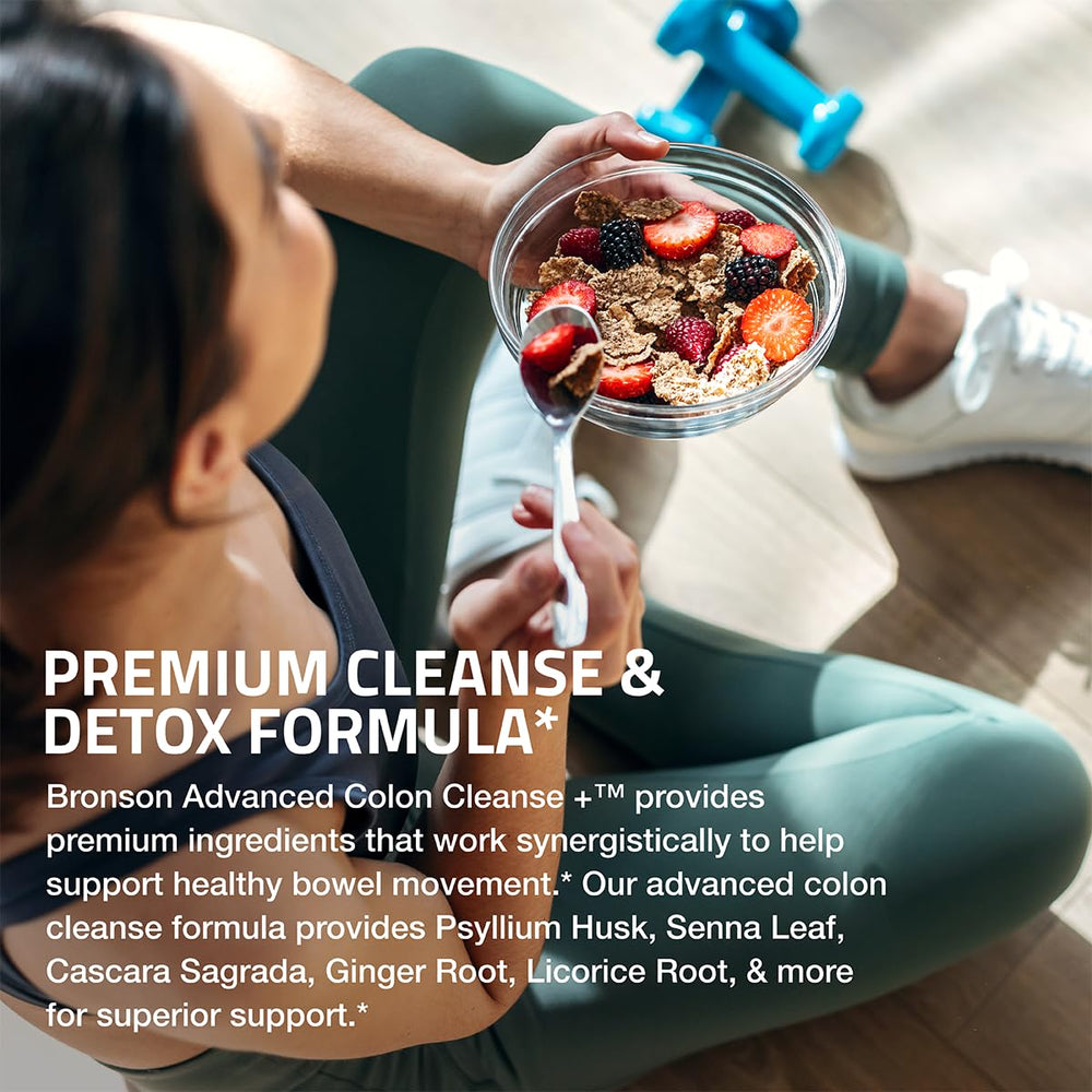 Ginger root and licorice root with Bronson colon cleanse product