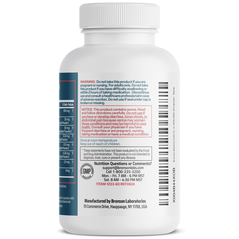 Bronson Advanced Colon Cleanse licorice root component visual.