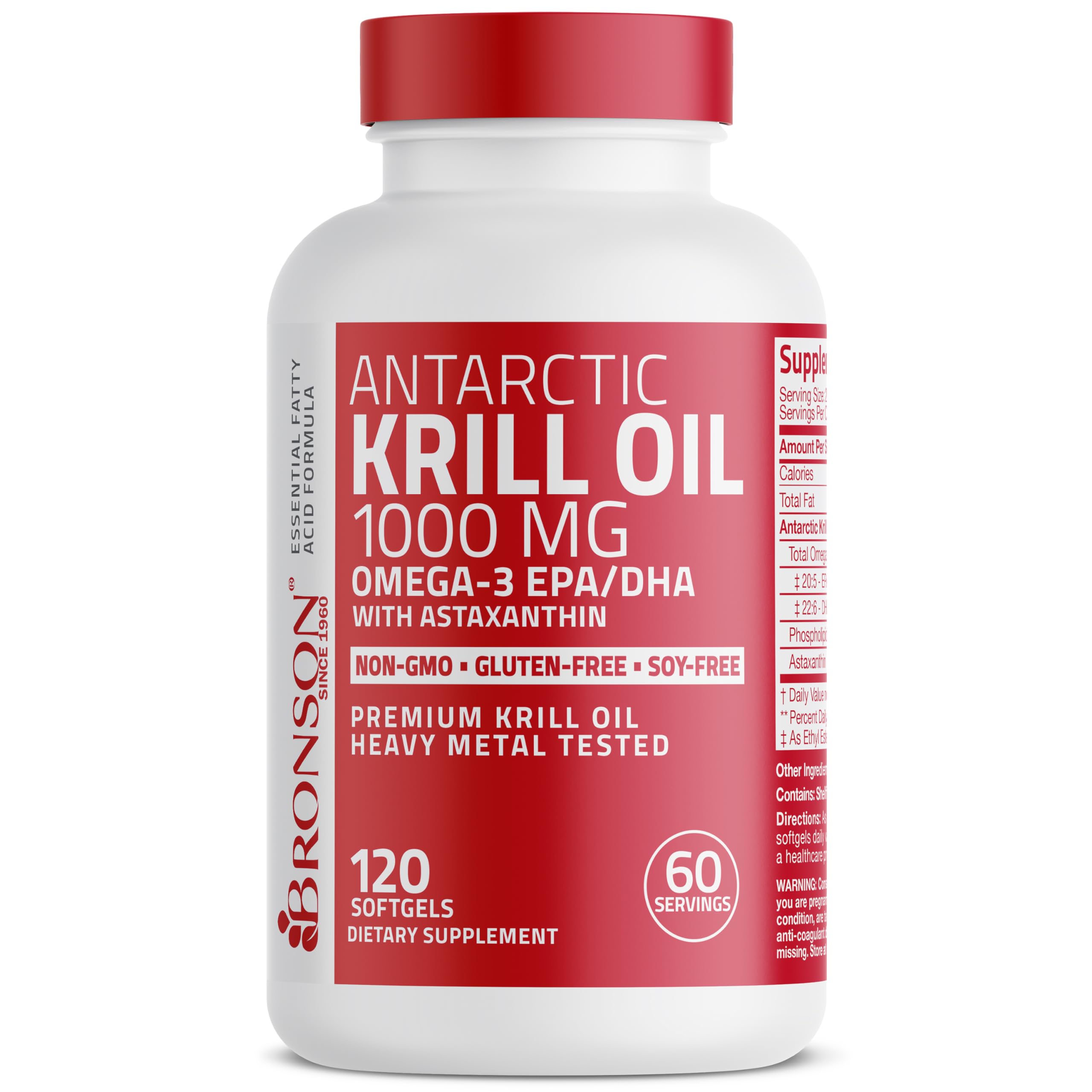 Krill oil softgels with phospholipids illustration