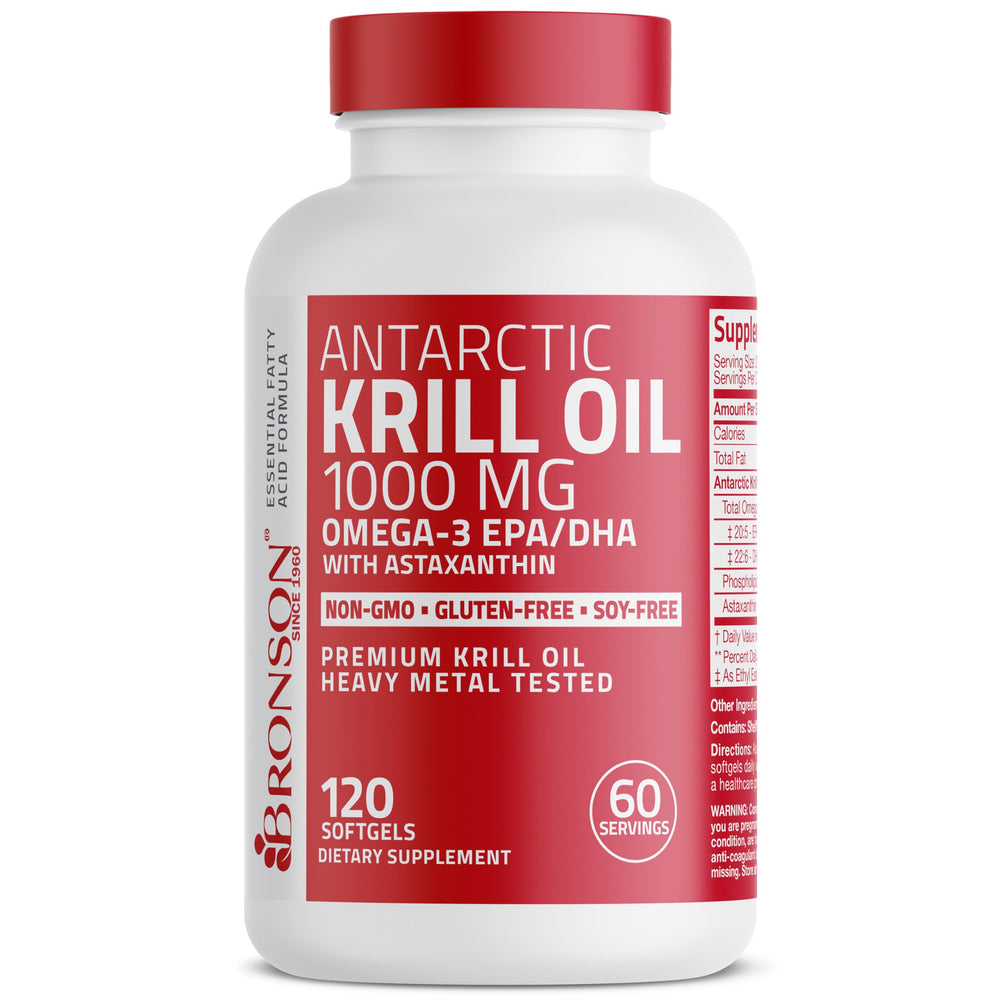 Krill oil softgels with phospholipids illustration
