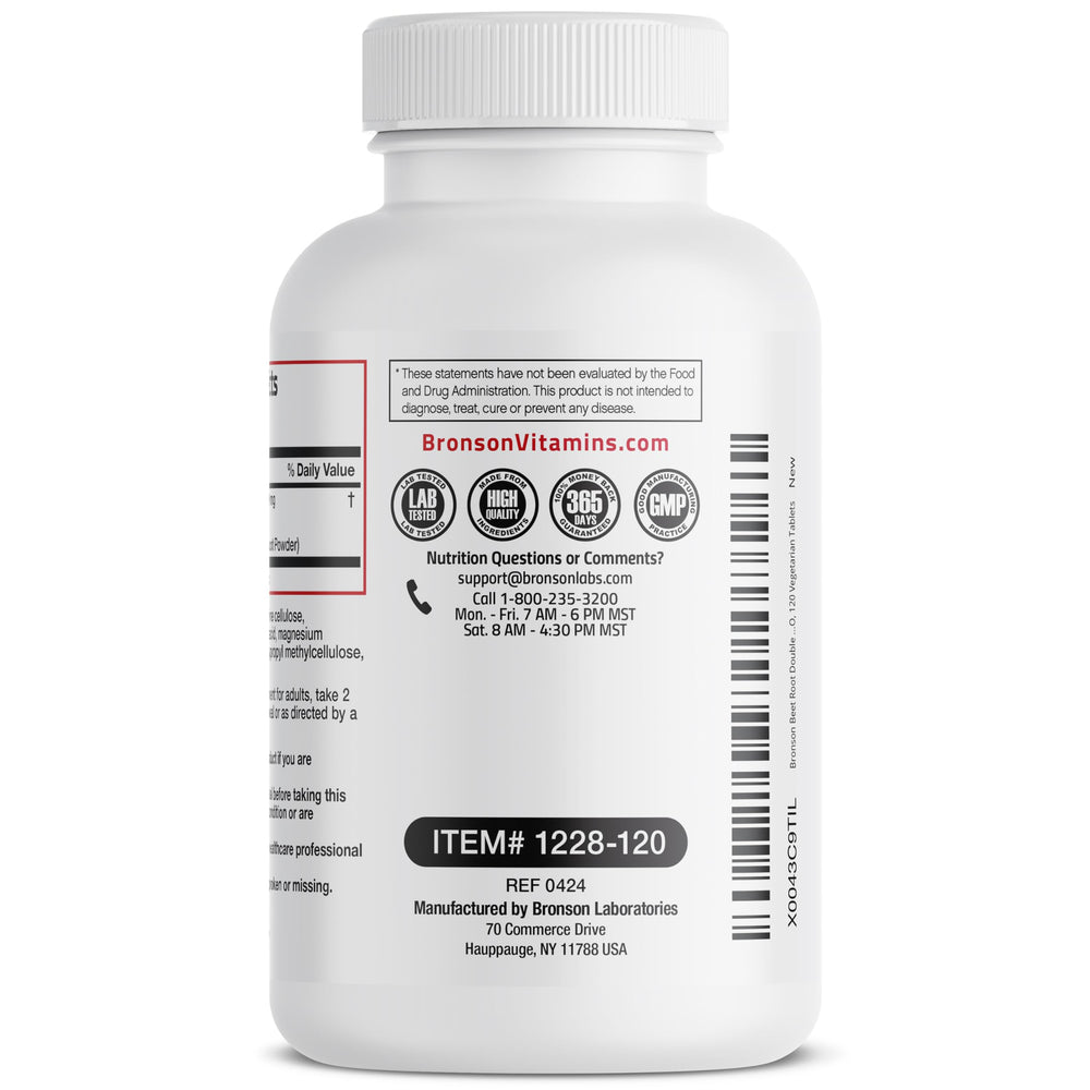 Bronson Vitamins logo and Trusted Since 1960