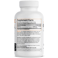 Buffered Vitamin C powder with sodium ascorbate crystals