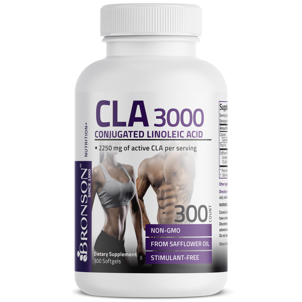 Bronson CLA 3000 softgels in bottle