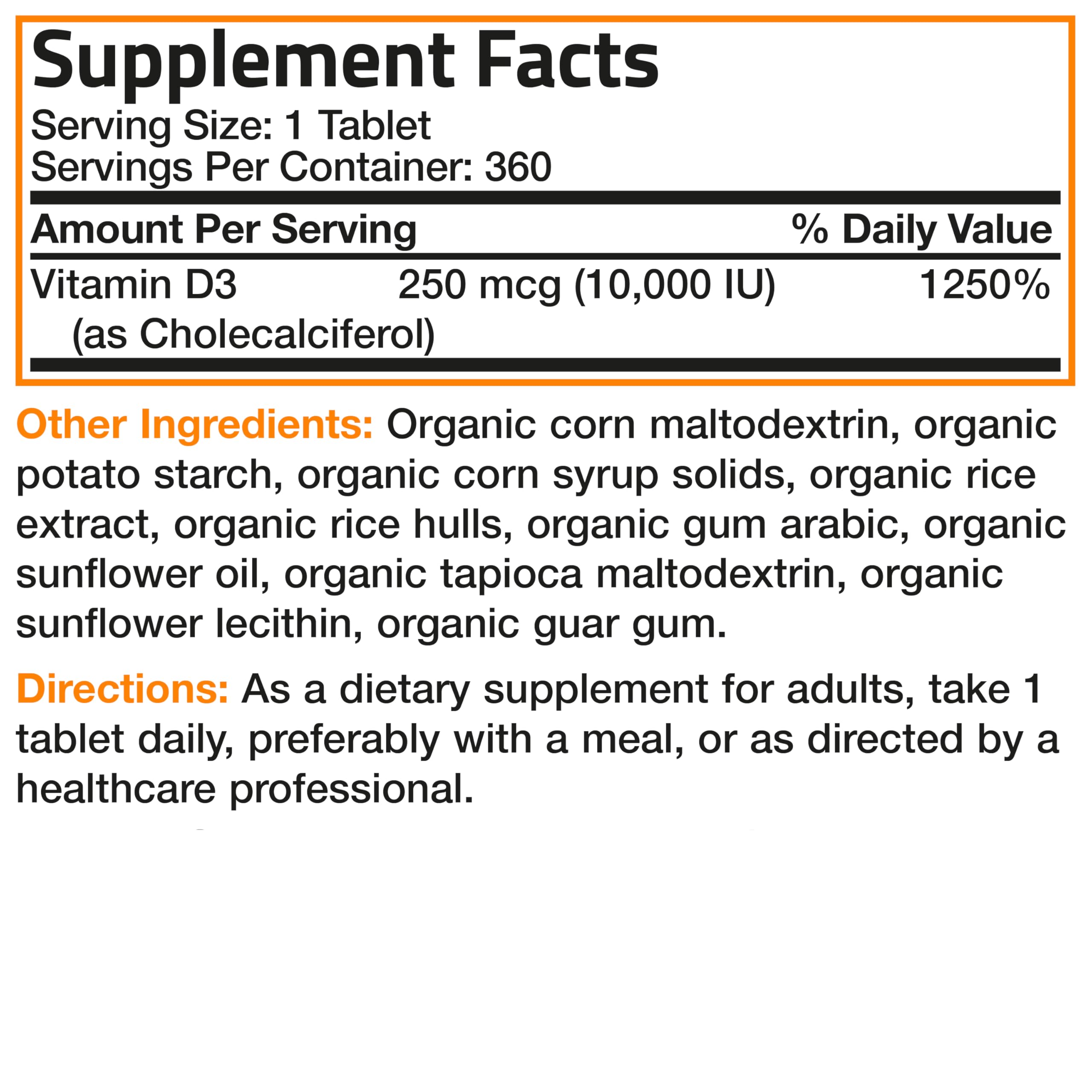 Non-GMO Vitamin D3 ingredients and labeling